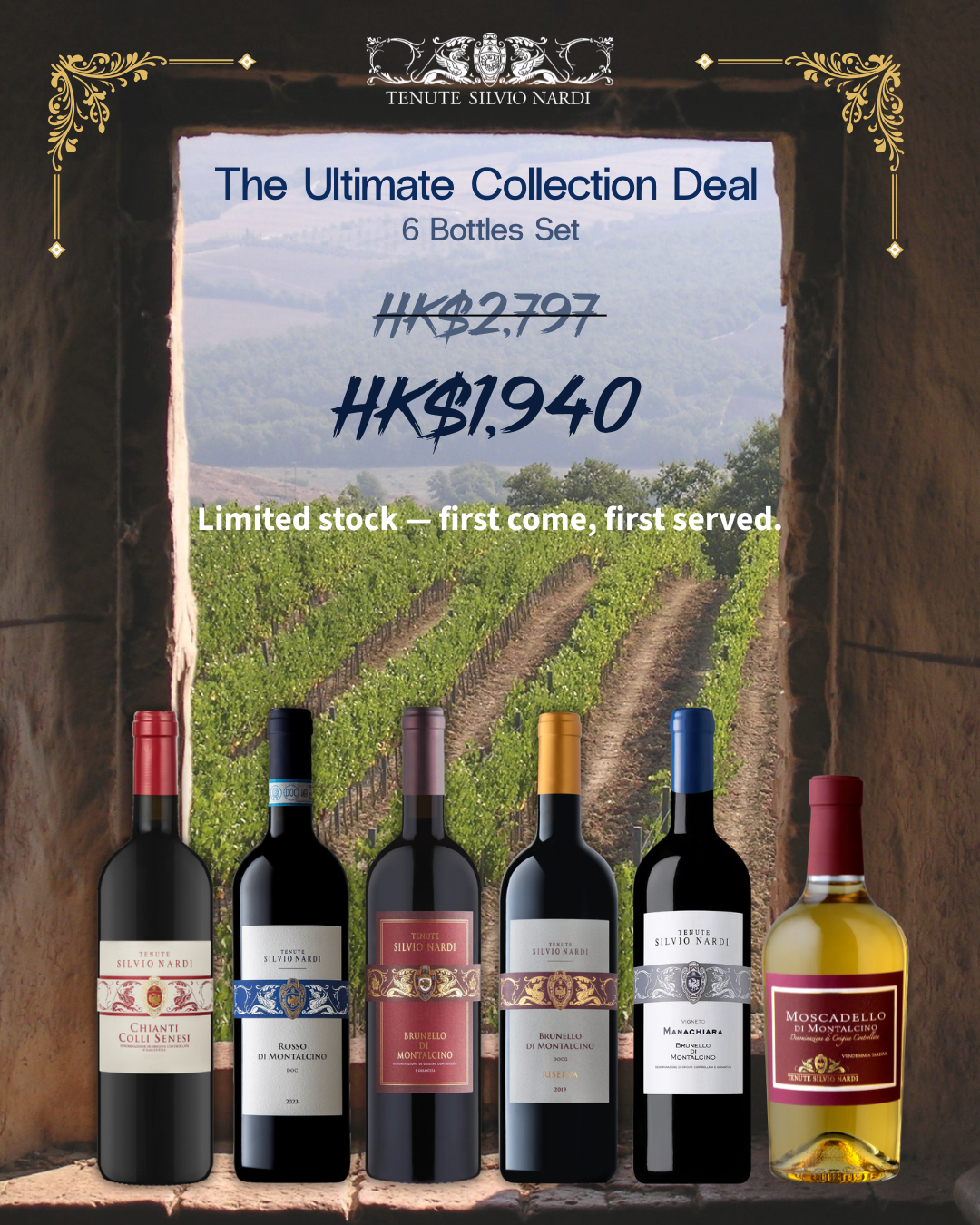Tenute Silvio Nardi 6-Bottle Set