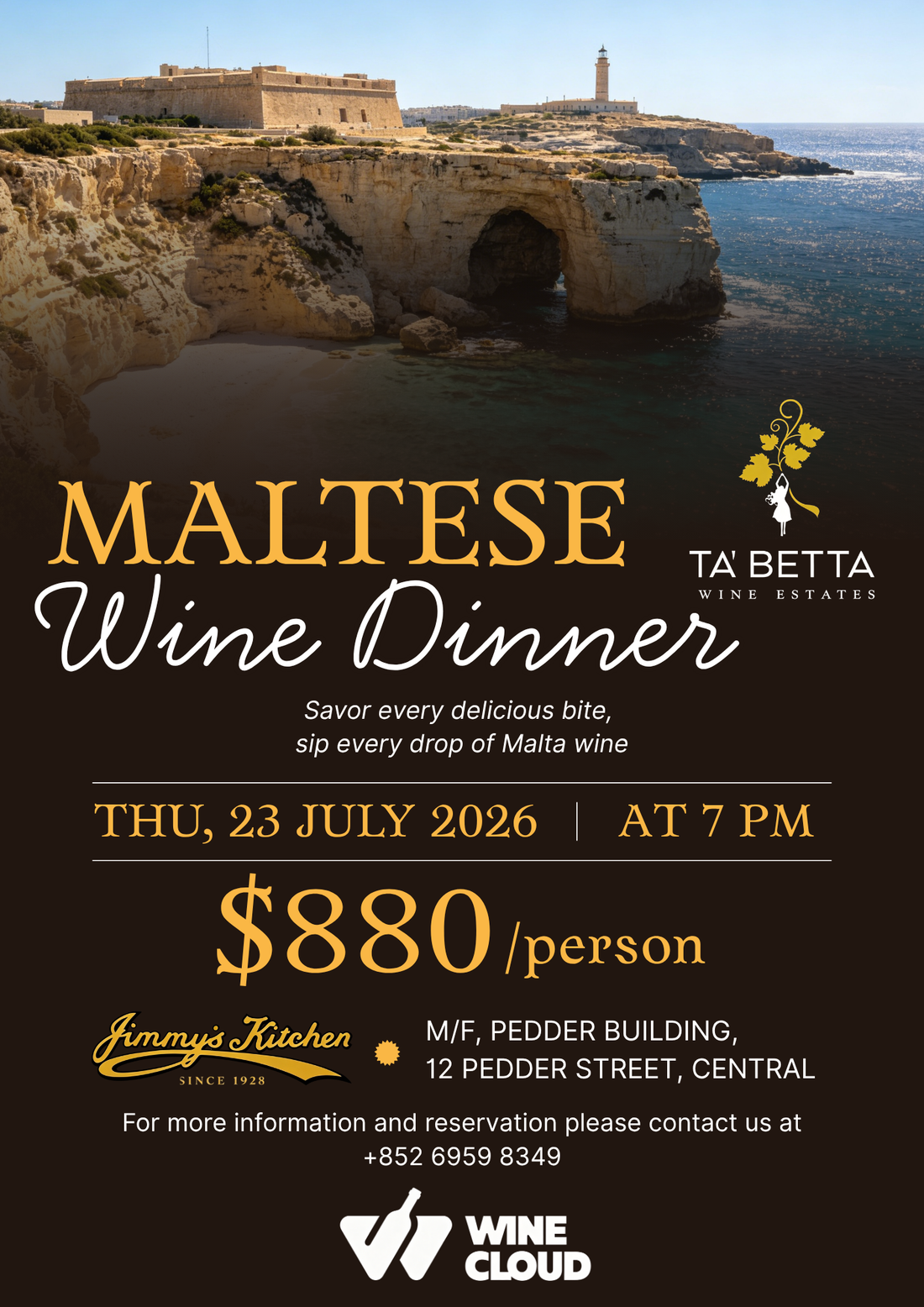 🍷Ta' Betta Wine Dinner🍽️