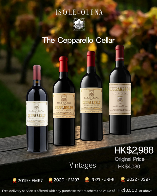 Isole e Olena "Cepparello" IGT 4-Bottle Set (2019–2022)