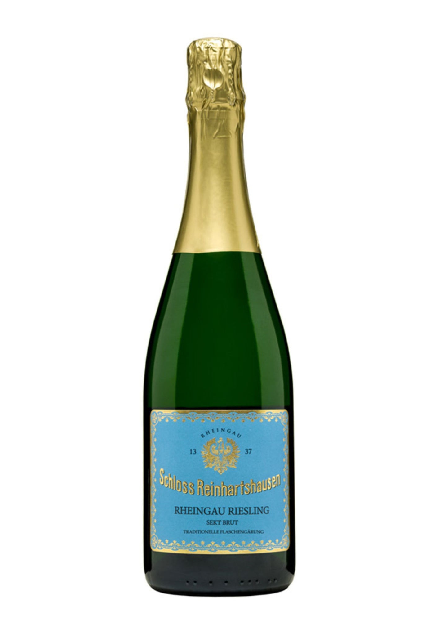 Schloss Reinhartshausen Rheingau Riesling Sekt Brut, Goldkapsel 2021